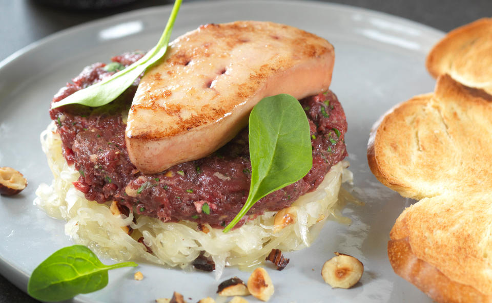 Foie d'oie au petit déjeuner